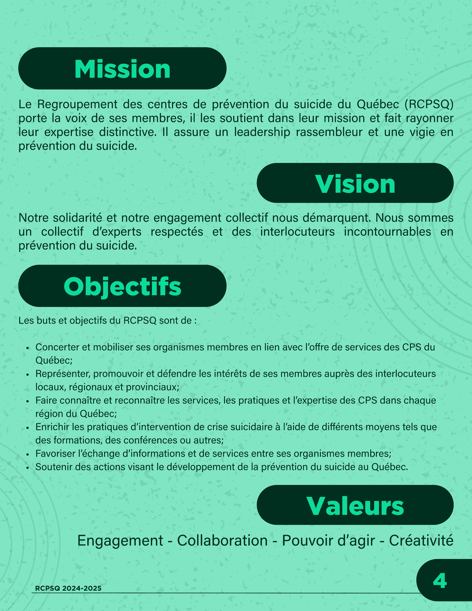 Regroupement des centres de prévention du suicide du Québec, visuel 3